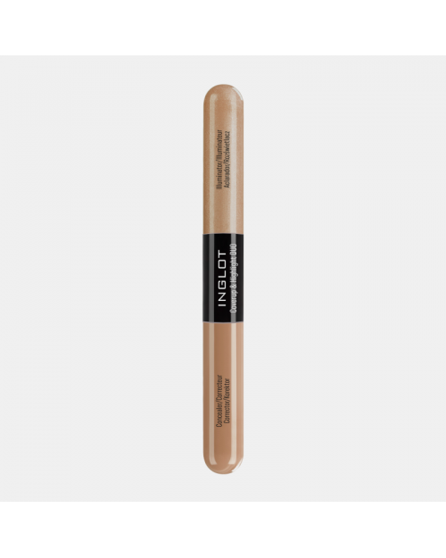 Консилер и хайлайтер 2в1 INGLOT COVERUP&HIGHLIGHT DUO CONCEALER AND ILLUMINATOR 103