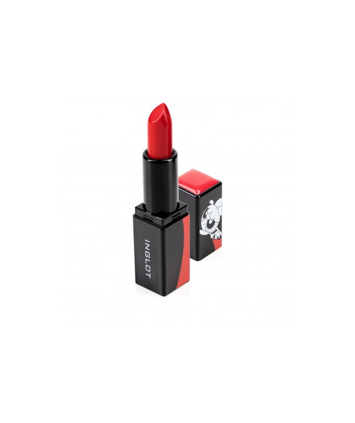 Помада для губ INGLOT THE POWERPUFF GIRLS LipSatin Lipstick SUPER FIERCE P303